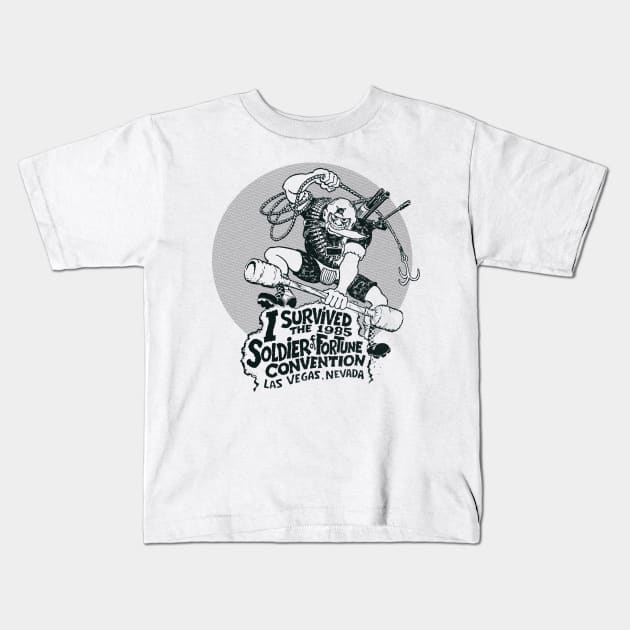 Soldier of Fortune Convention 1985 Kids T-Shirt by DCMiller01